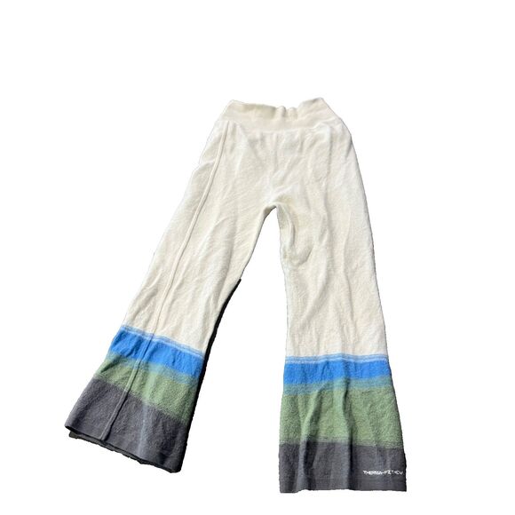 Nike Women's Yoga Therma-FIT ADV Wool Sweatpants, White/Grey/Blue M Reg US - Picture 1 of 8